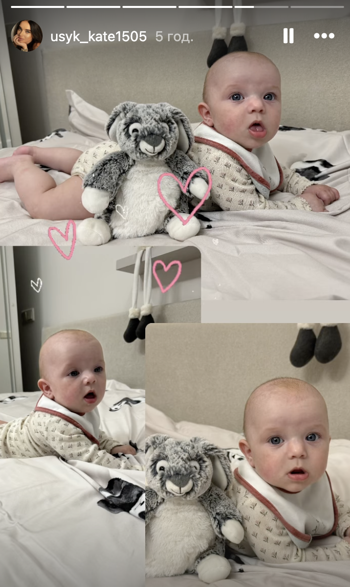 Дружина Усика замилувала мережу новими фото 4-місячної донечки